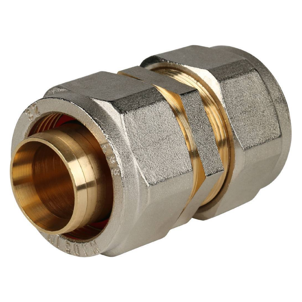 Муфта соединительная 32x32 для металлопластиковых труб винтовой / Stout фото на multiBOX