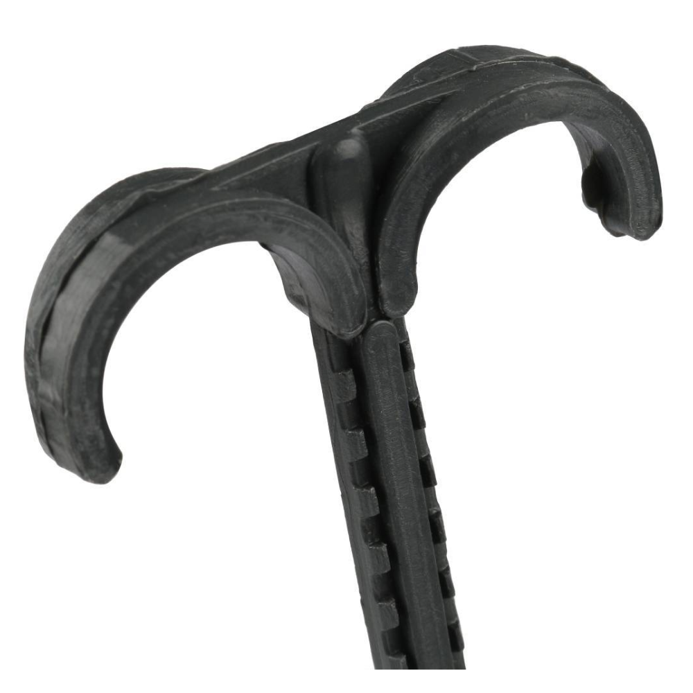 Дюбель-крюк двойной, для труб Ø 32 мм, длина 80 мм / Stout фото на multiBOX