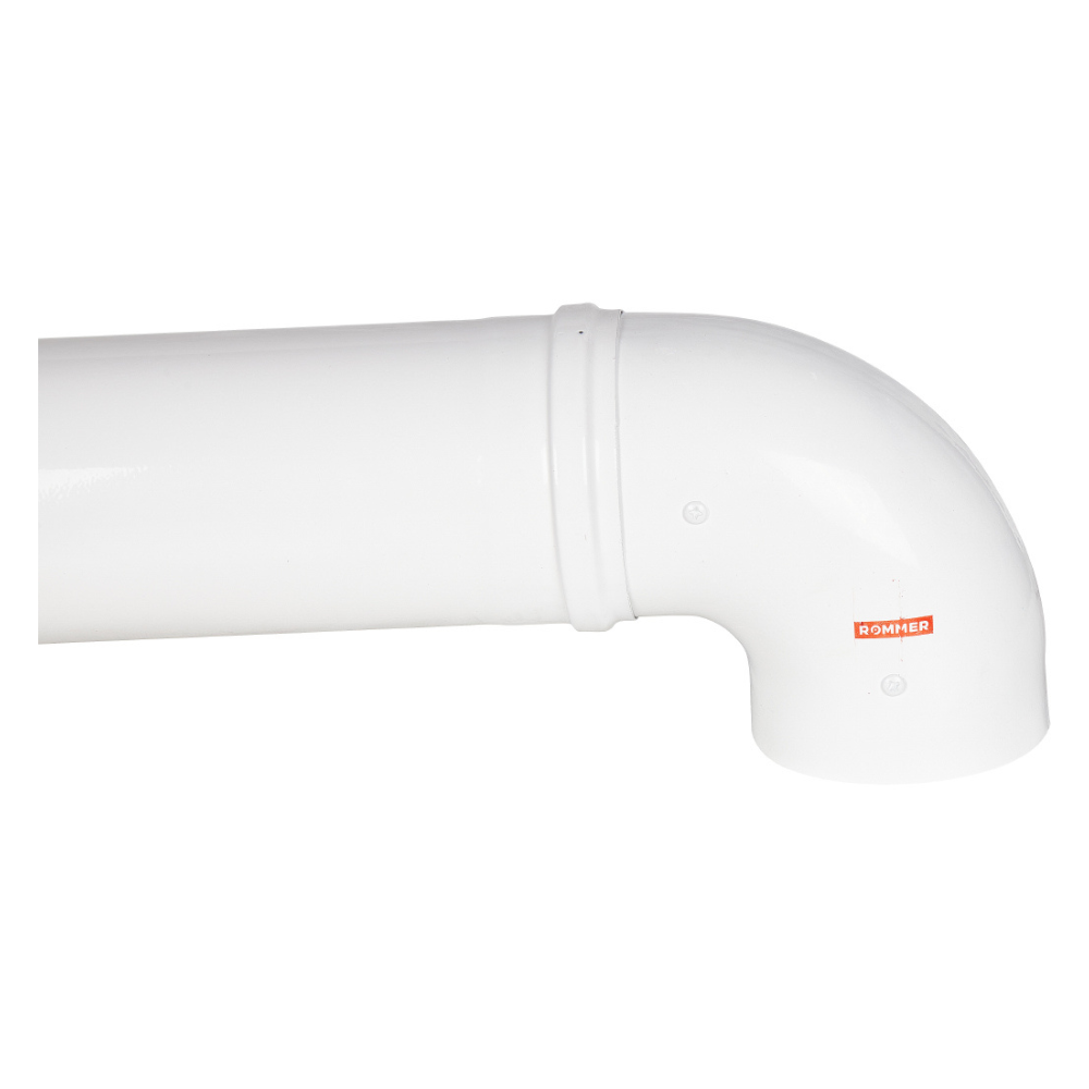 Комплект дымохода АНТИЛЁД D60/100 L750 мм (для котлов Bosch, Buderus, Navien S/C/E, Baxi ECO Nova/Classic, Baltur, Fondital) фланец в комплекте, традиционный / Rommer фото на multiBOX