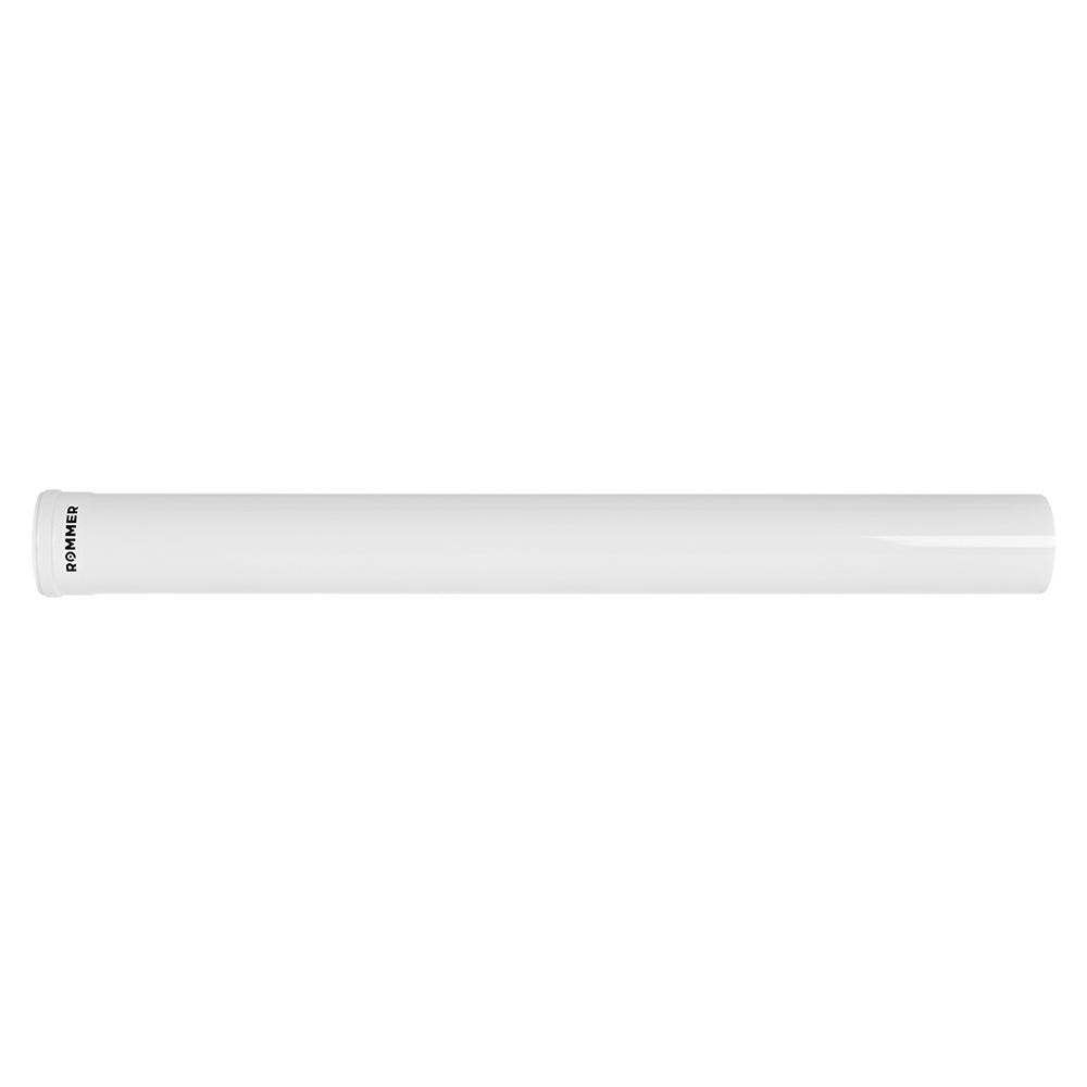 Удлинитель INOX LINE D60/100 п-м L1000 мм, традиционный / Rommer фото на multiBOX