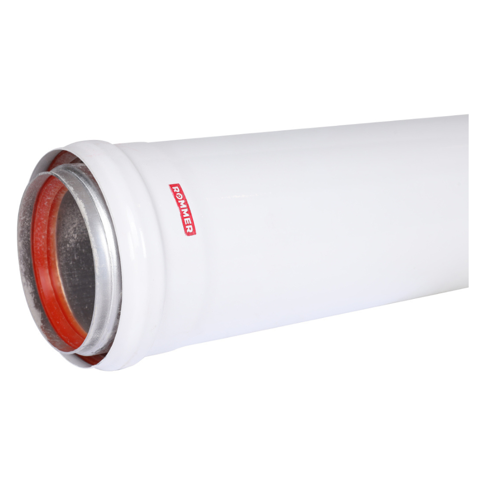 Удлинитель утеплённый D80/100 п-м L500 мм, традиционный / Rommer фото на multiBOX