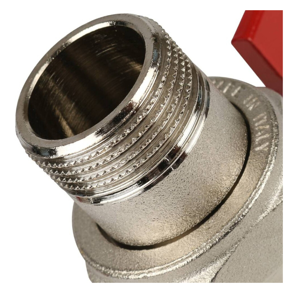 Кран шаровый с накидной гайкой IDEAL 098, 1" НР-ВР полнопроходной, ручка бабочка / Itap фото на multiBOX