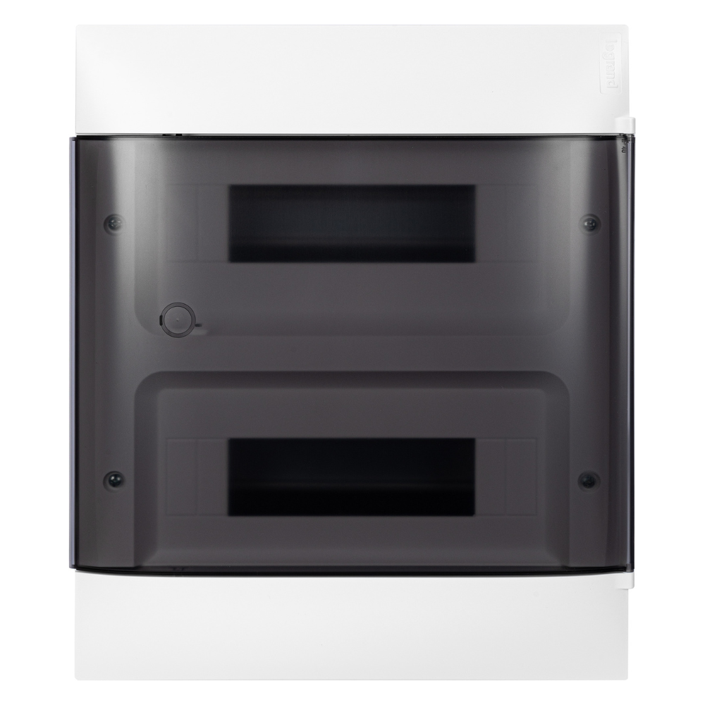 Щиток накладной PRACTIBOX S 24M / 2x12, прозрачная дым. дверь, N+PE, IP40 / Legrand фото на multiBOX