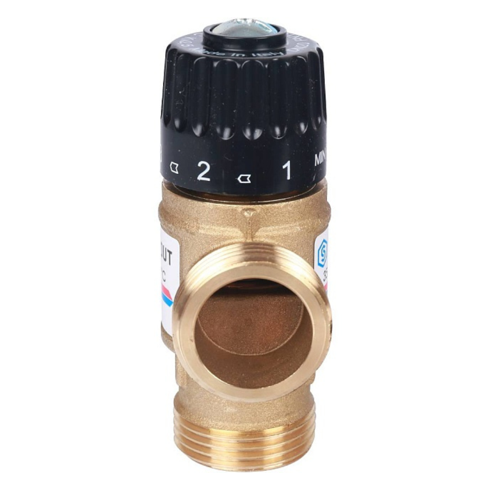 Термостатический смесительный клапан 1" НР, 35-60°С, KVs 2.5 / Stout фото на multiBOX