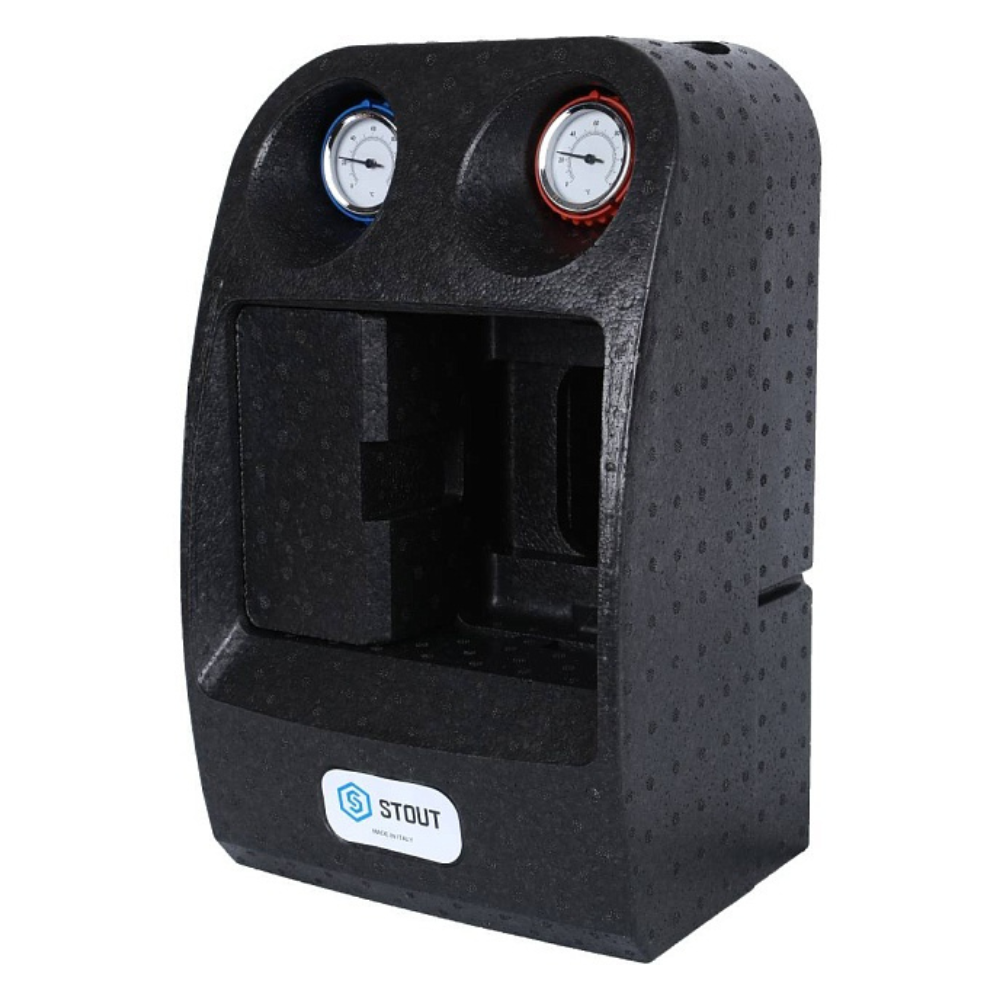 Насосная группа с теплообменником 18 пластин 1" в теплоизоляции, без насоса / Stout фото на multiBOX