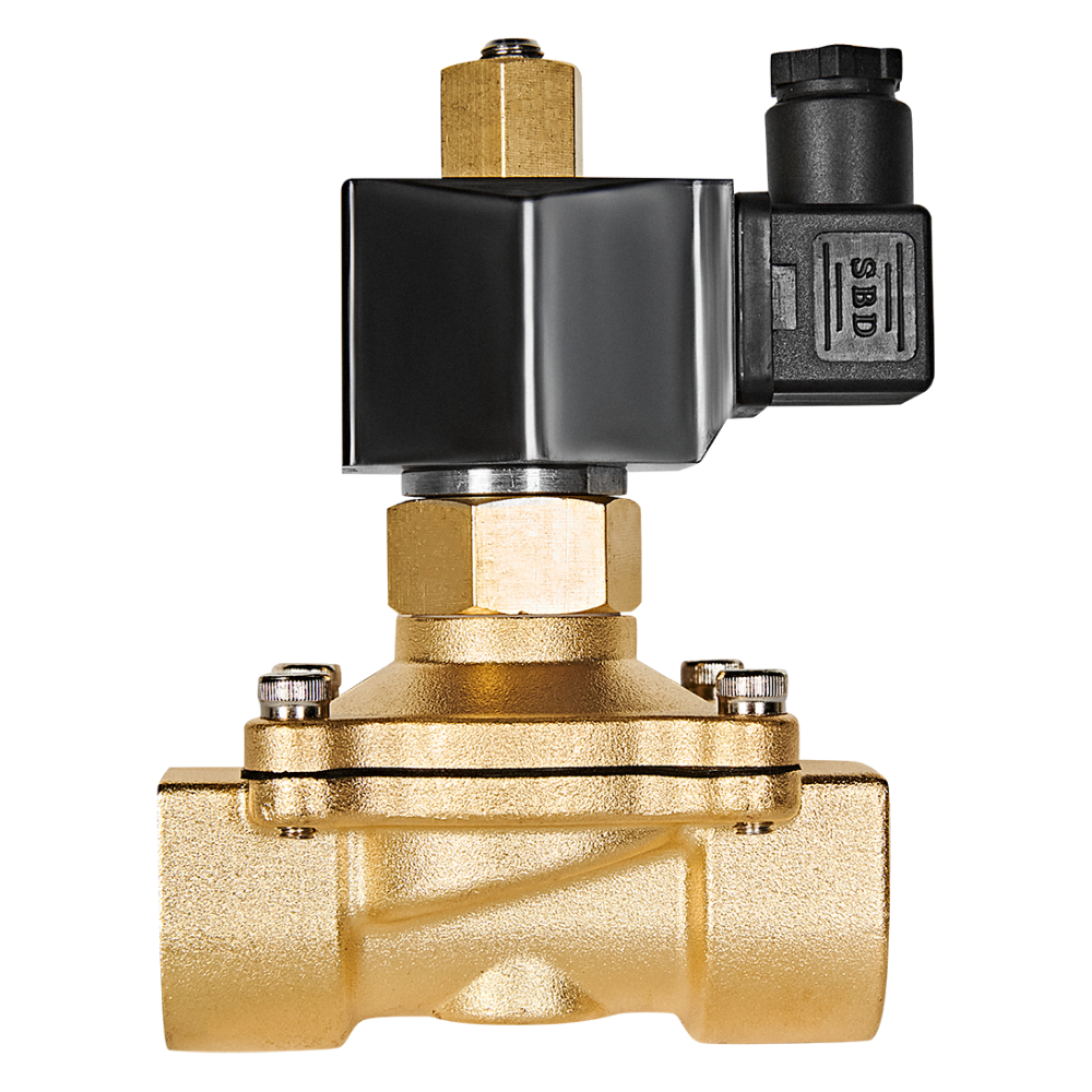 Электромагнитный клапан 1" НО, 220В, прямого действия / Stout фото на multiBOX