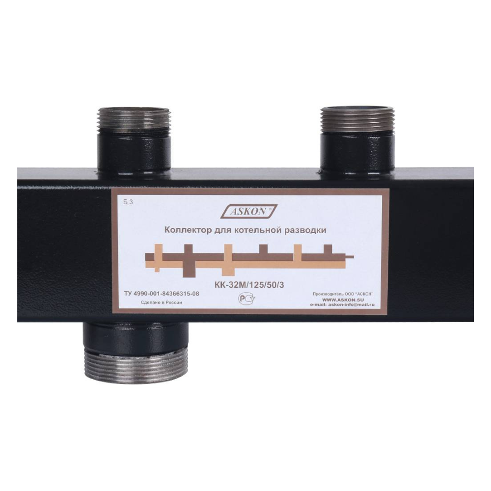 Распределительный коллектор КК-32М/125/50/3 (001.22.0011) / Askon фото на multiBOX