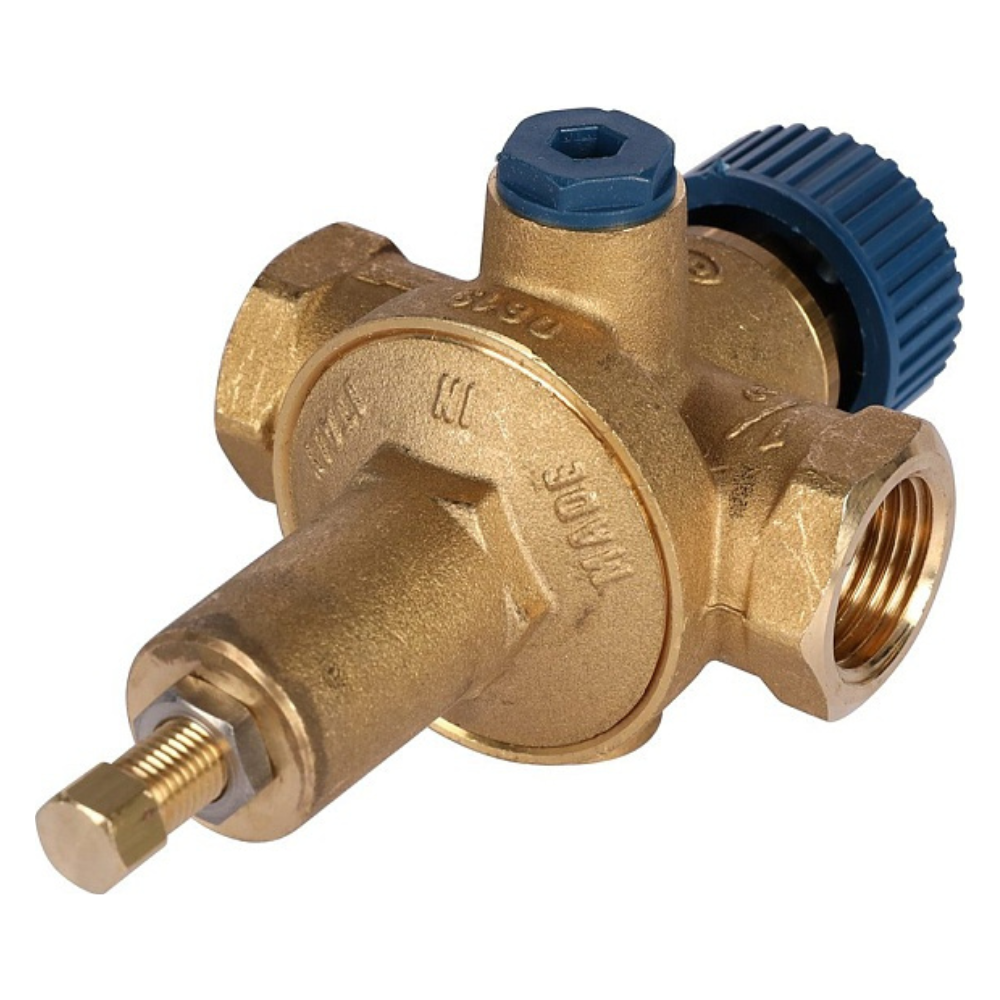 Подпиточный клапан 1/2" ВР-ВР с выходом под манометр (0526.115) / Stout фото на multiBOX