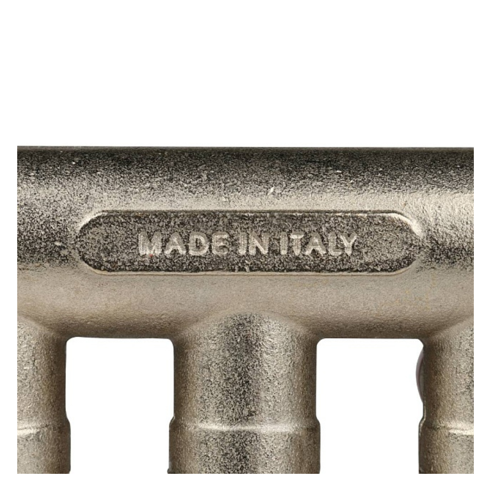 Коллектор с шаровыми кранами 3/4", 3 отвода 1/2" красные ручки (6200R6N0504R3B) / Stout фото на multiBOX