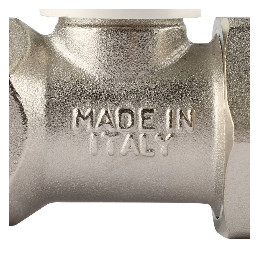 Терморегулирующий ручной клапан 1/2" для радиатора, прямой / Stout фото на multiBOX