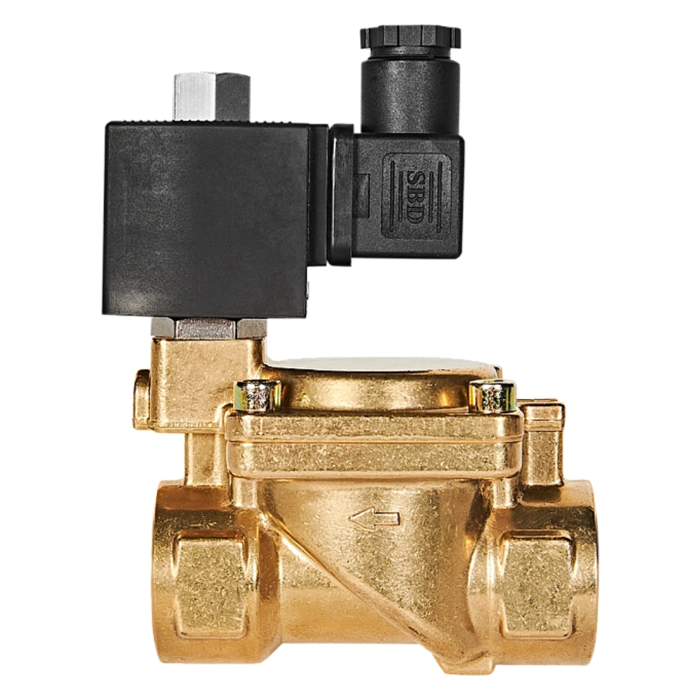 Электромагнитный клапан 1/2" НО, 220В, непрямого действия / Stout фото на multiBOX