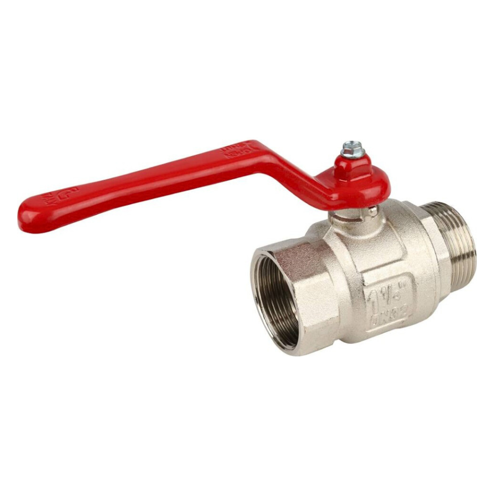 Кран шаровый IDEAL 090, 1 1/4" ВР-ВР полнопроходной, ручка рычаг / Itap фото на multiBOX