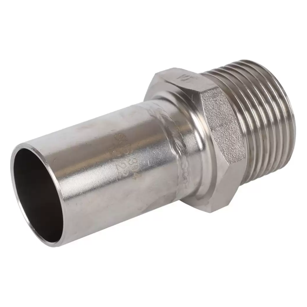 Вставка переходная НПр-НР 28х1" из нерж. стали прессовой / Rommer фото на multiBOX