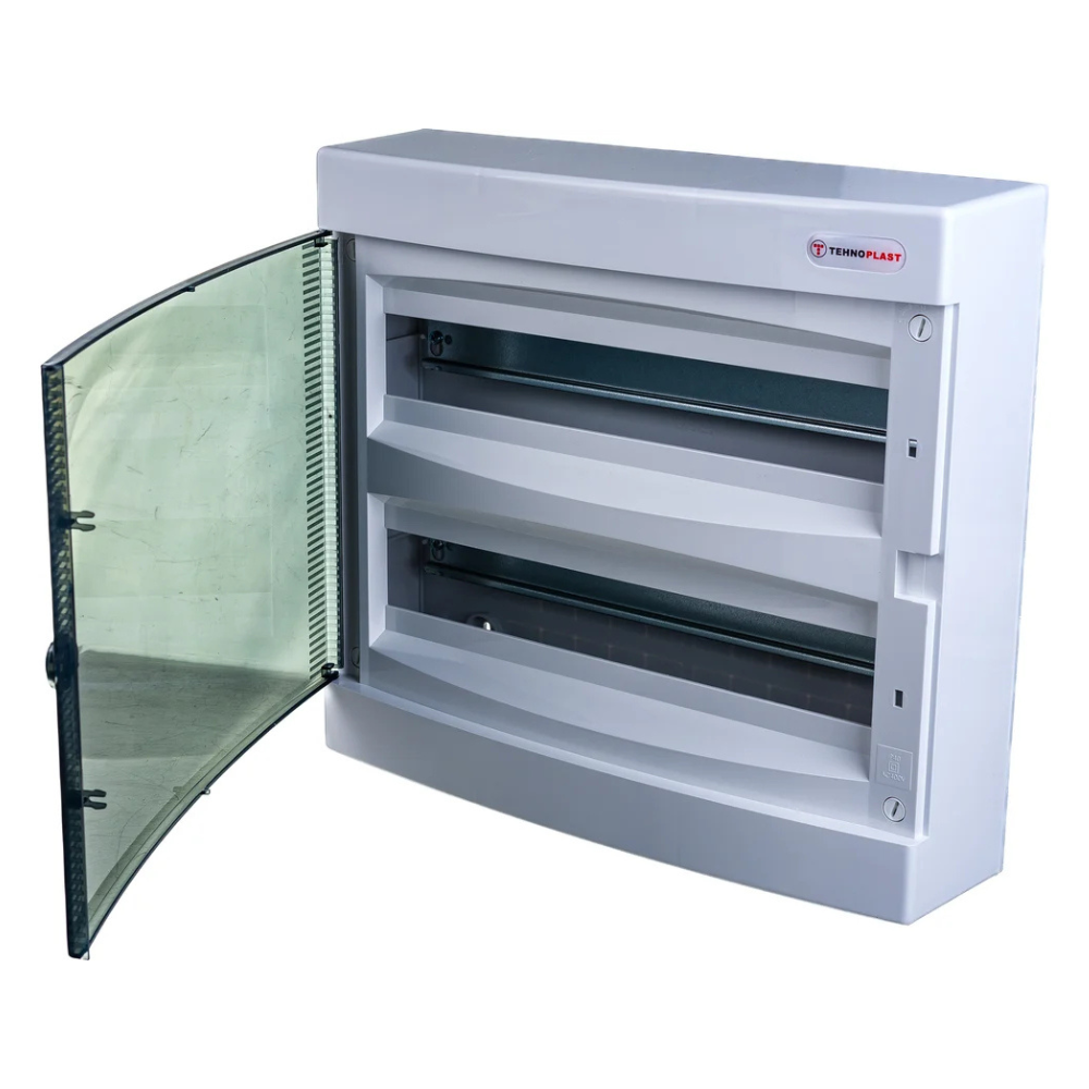 Щит навесной N2х18C на 36 модулей, прозрачная дверца, IP40 / Tehnoplast фото на multiBOX