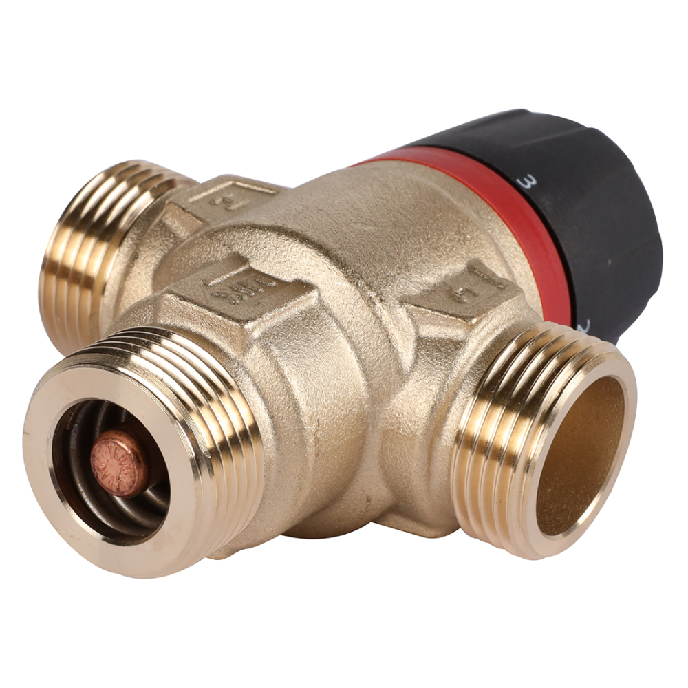 Термостатический смесительный клапан 3/4" НР, 30-65°С, KVs 1.8 (центральное смешивание) / Rommer фото на multiBOX