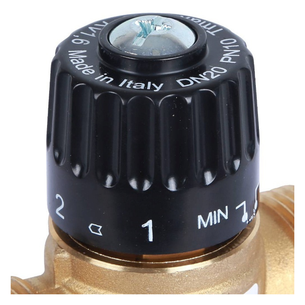 Термостатический смесительный клапан 1" НР, 20-43°С, KVs 1.6 / Stout фото на multiBOX