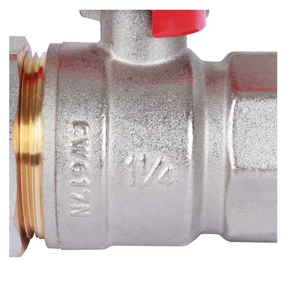 Кран шаровой с американкой 1 1/4" ВР-НР, ручка бабочка / Rommer фото на multiBOX