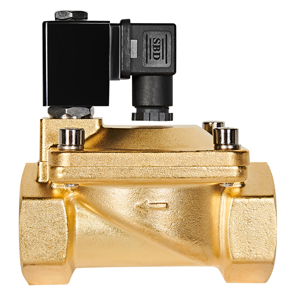 Электромагнитный клапан 1 1/4" НЗ, 220В, непрямого действия / Stout фото на multiBOX