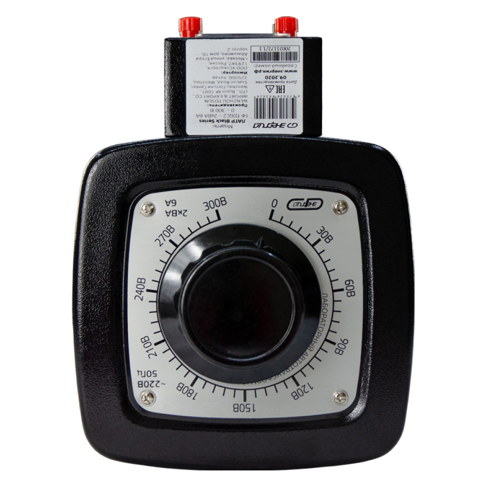 ЛАТР BLACK SERIES 1Ф TDGC2-2кВА 6А (0-300V) / Энергия фото на multiBOX