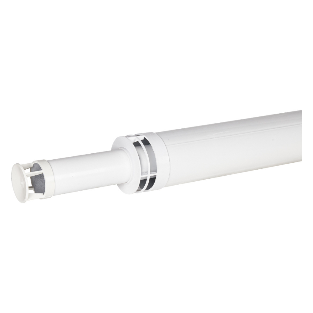 Комплект дымохода АНТИЛЁД D60/100 L1220 мм для котлов Baxi (кроме ECO Nova/Classic), Viessmann, Wolf, DeDietrich (хомут в комплекте) / Rommer фото на multiBOX