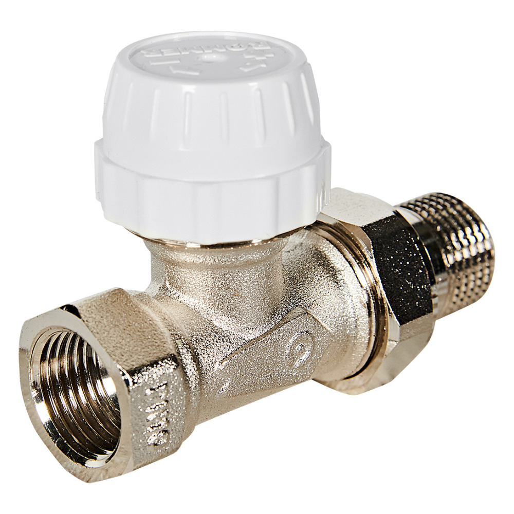 Термостатический клапан 1/2" для радиатора, прямой / Rommer фото на multiBOX