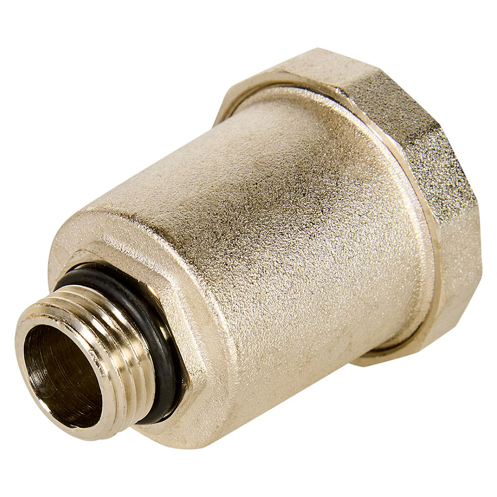 Воздухоотводчик автоматический 1/2" НР верт. выпуск, никелированный / Rommer фото на multiBOX