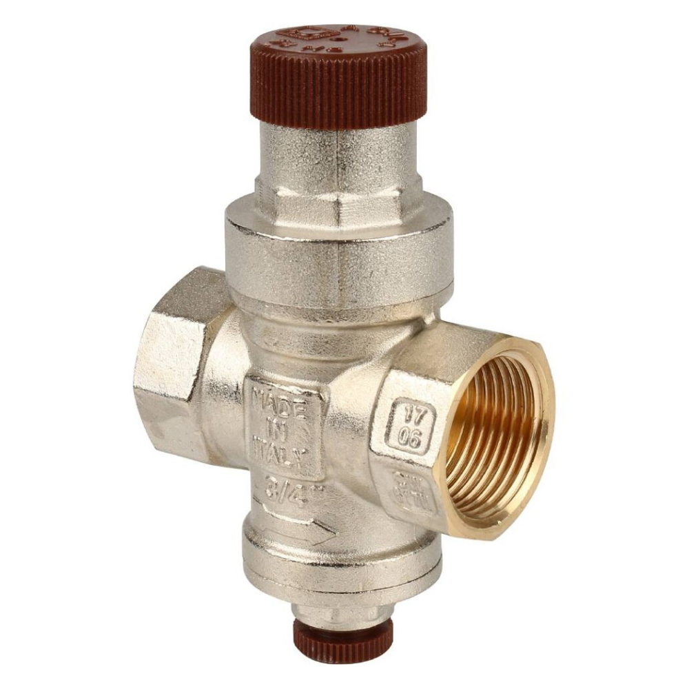 Редуктор давления MINIBRASS 361, 3/4" ВР-ВР с выходом под манометр 1/4" / Itap фото на multiBOX