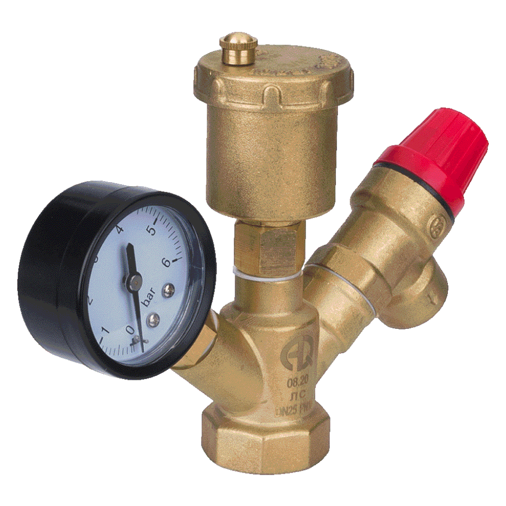 Группа безопасности котла 1" КОМПАКТ / Aqualink фото на multiBOX