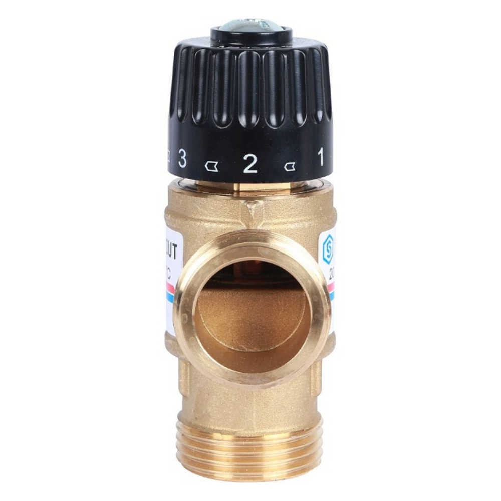 Термостатический смесительный клапан 1" НР, 20-43°С, KVs 1.6 / Stout фото на multiBOX