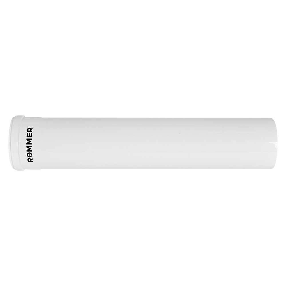 Удлинитель INOX LINE D60/100 п-м L500 мм, традиционный / Rommer фото на multiBOX