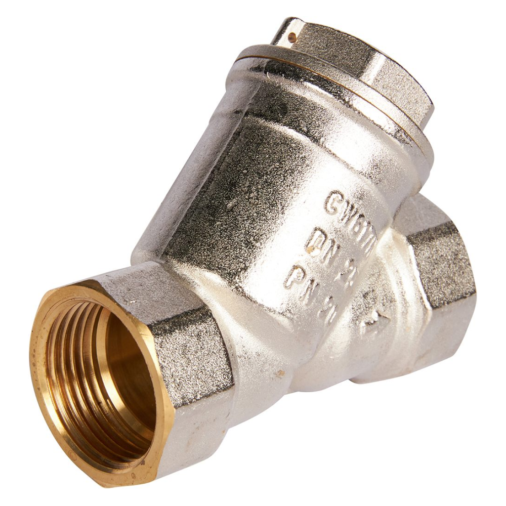 Фильтр грубой очистки 1" ВР-ВР косой, 500 мкр / Rommer фото на multiBOX