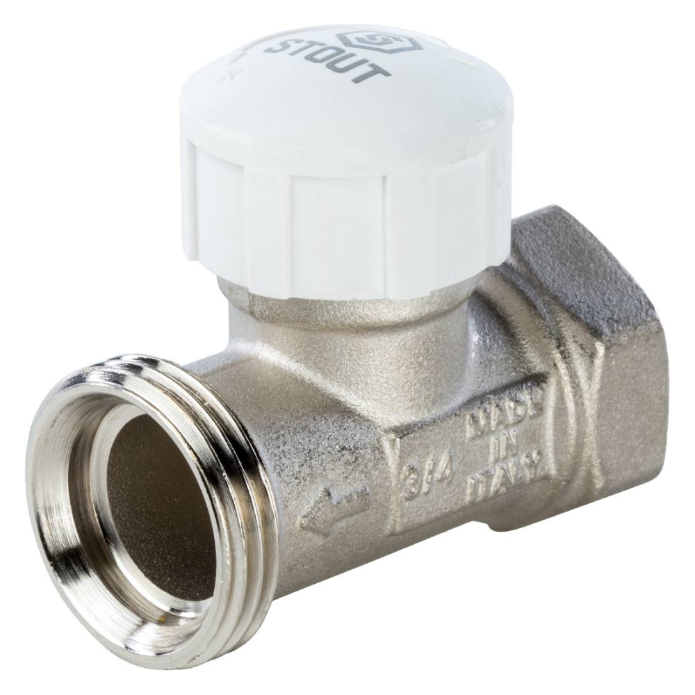 Термостатический клапан 3/4" для радиатора, прямой / Stout фото на multiBOX