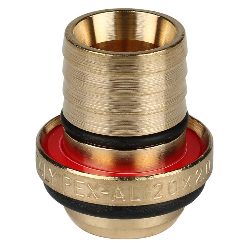 Переходник с наруж. резьбой 1/2"х20 для металлопластиковых труб винтовой / Stout фото на multiBOX