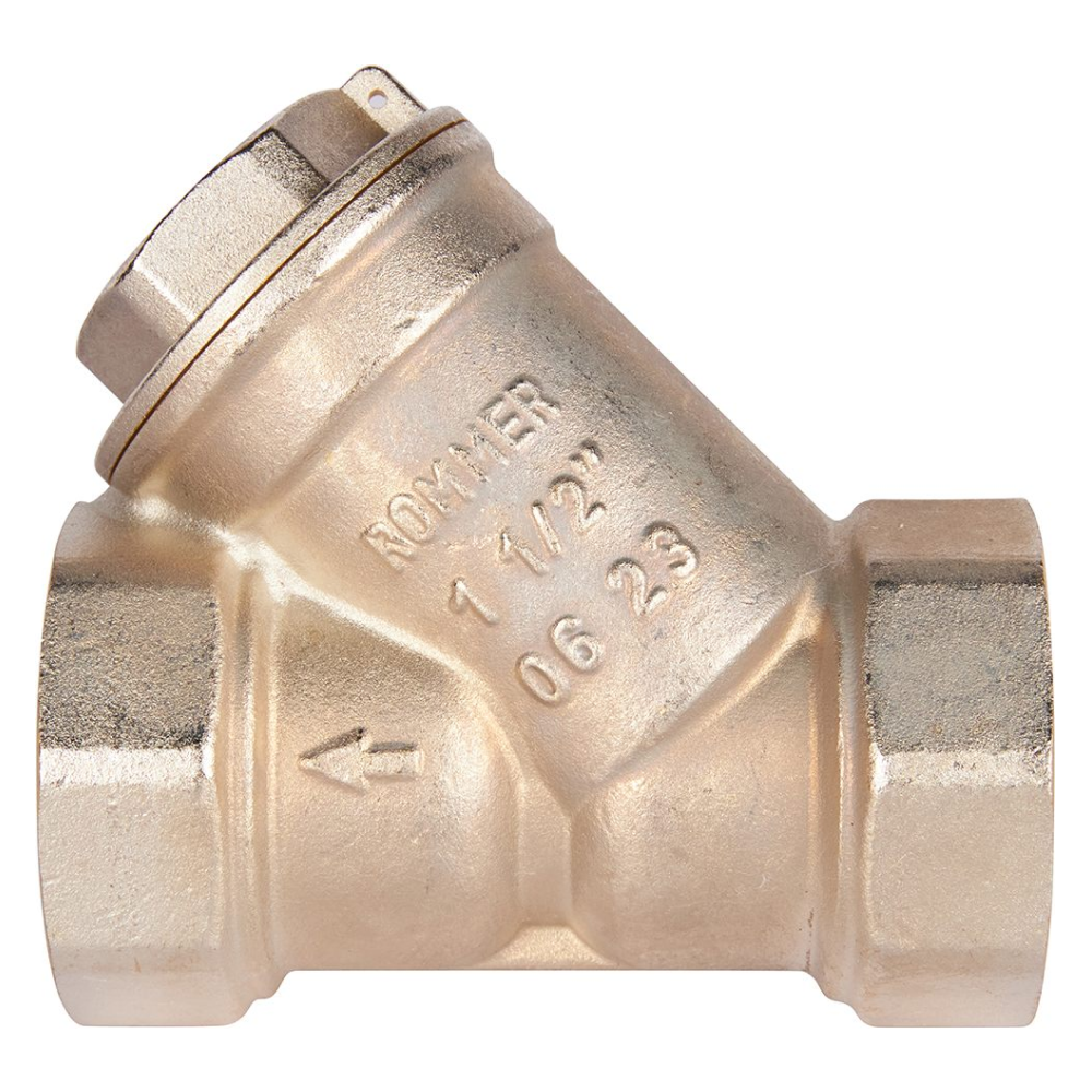 Фильтр грубой очистки 1 1/2" ВР-ВР косой, 500 мкр / Rommer фото на multiBOX