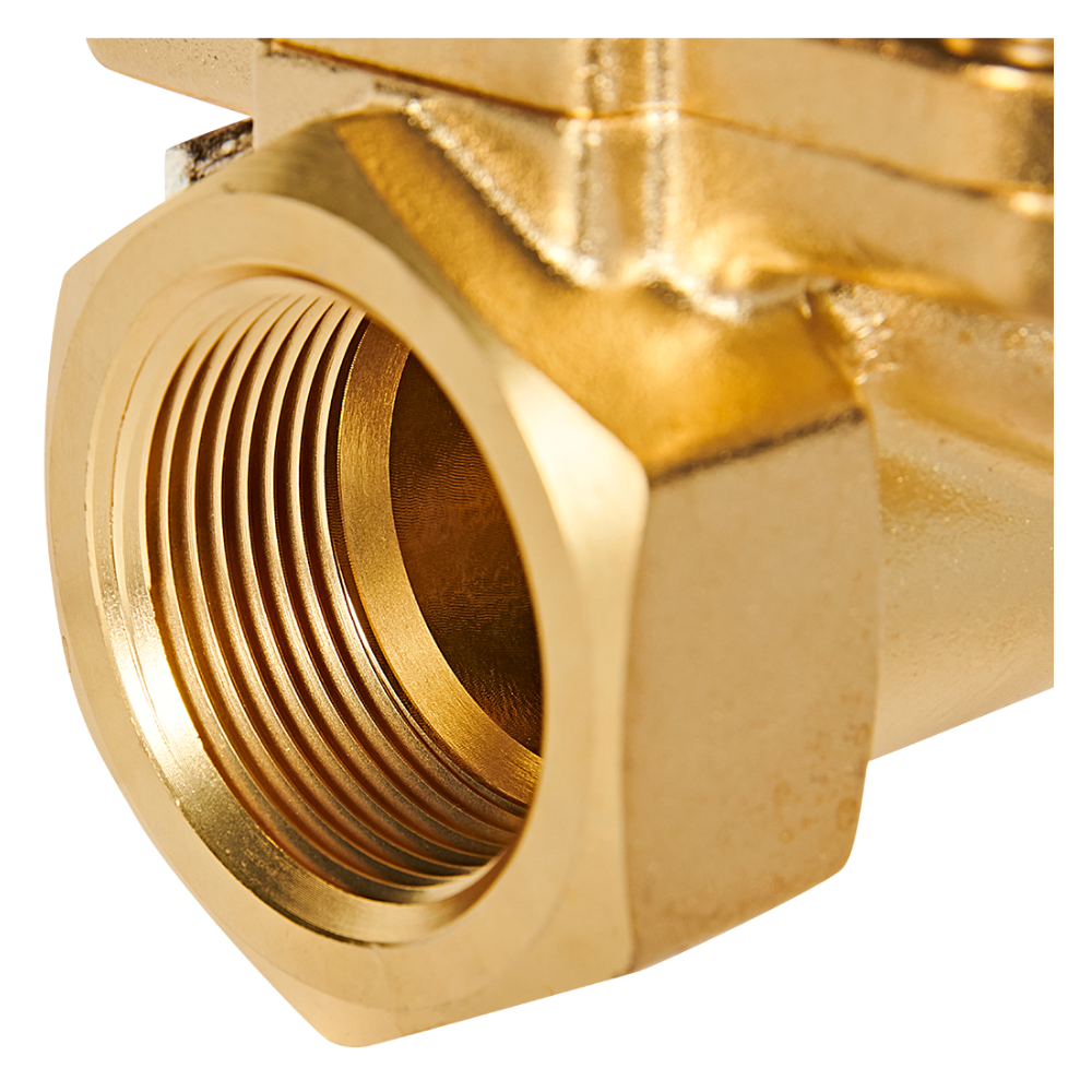 Электромагнитный клапан 1 1/4" НЗ, 220В, непрямого действия / Stout фото на multiBOX