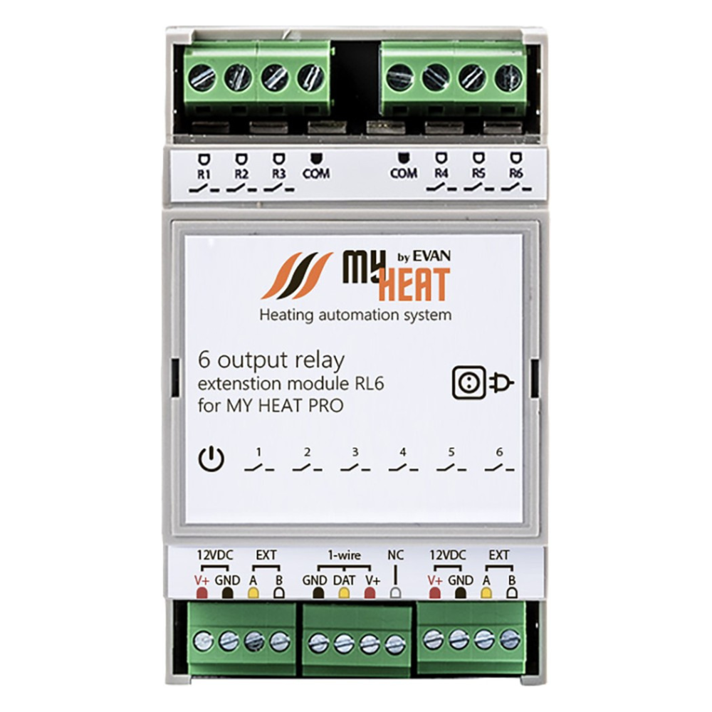 Релейный блок расширения RL6 / MyHeat фото на multiBOX