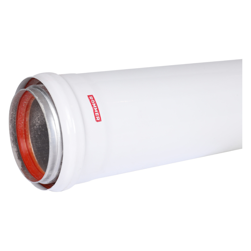 Удлинитель утеплённый D80/100 п-м L1500 мм, традиционный / Rommer фото на multiBOX