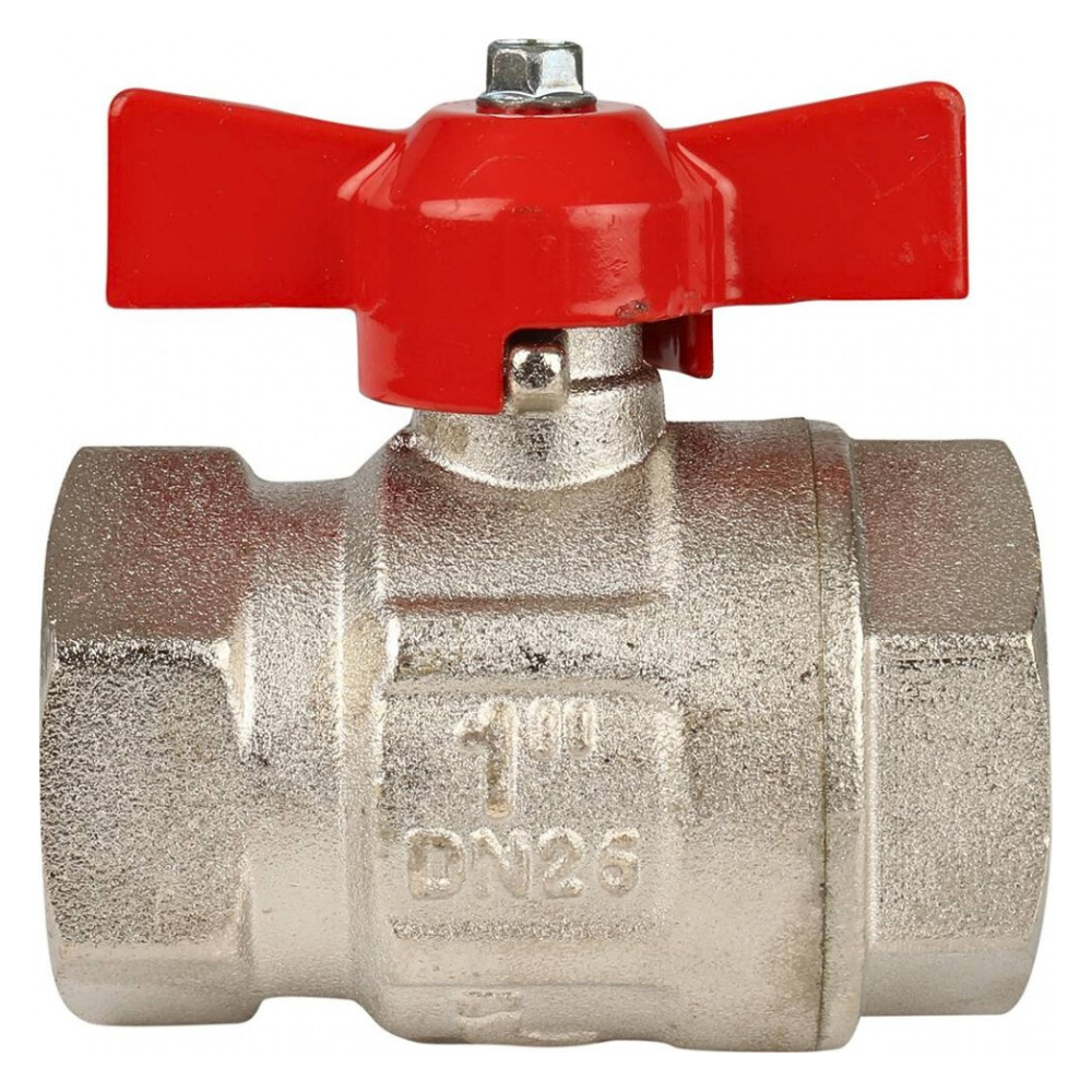 Кран шаровый VIENNA 118, 1" ВР-ВР стандартный проход, ручка бабочка / Itap фото на multiBOX