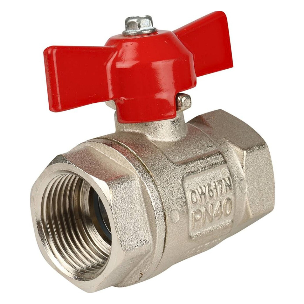 Кран шаровый VIENNA 118, 3/4" ВР-ВР стандартный проход, ручка бабочка / Itap фото на multiBOX