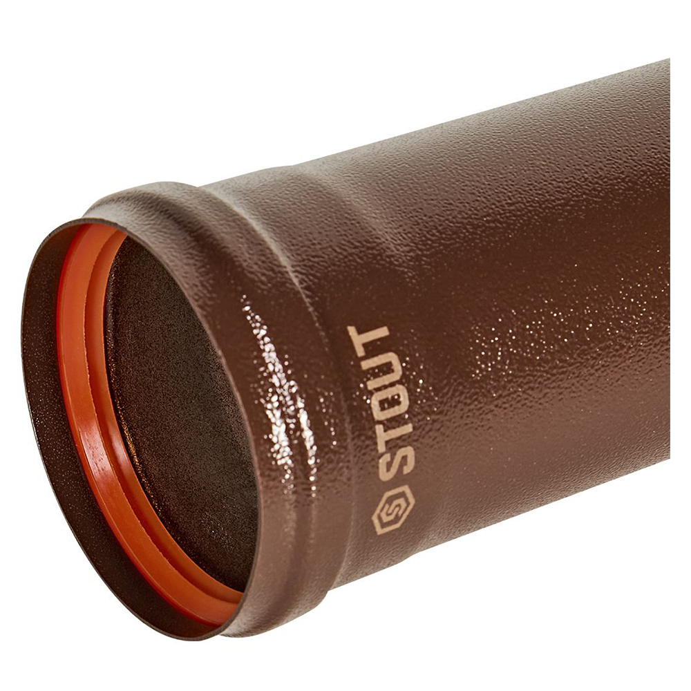 Удлинитель D80 п-м L1000 мм, коричневый, традиционный / Stout фото на multiBOX