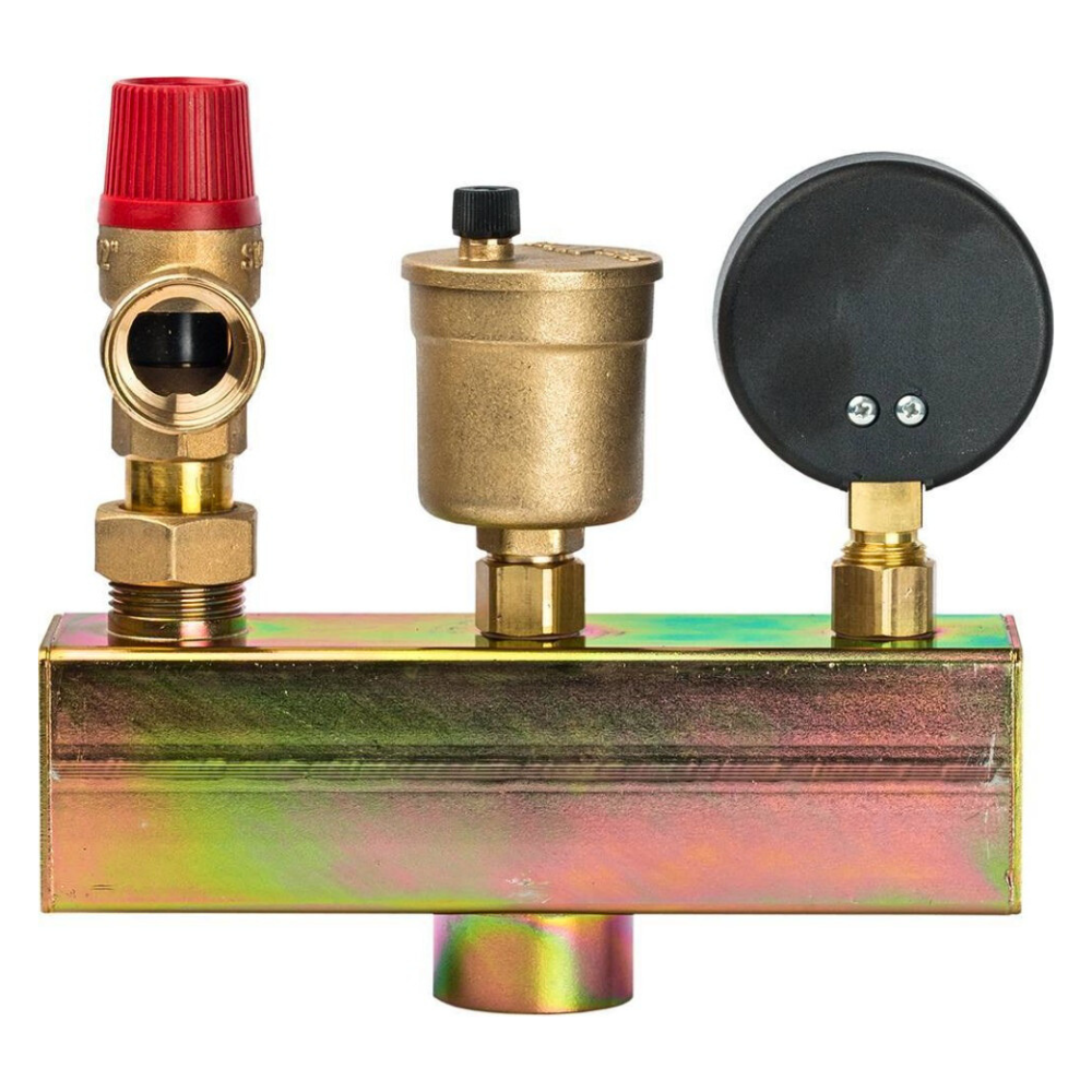 Группа безопасности в теплоизоляции KSG 30/ISO2 1" до 50 кВт, 3 бар / Watts фото на multiBOX