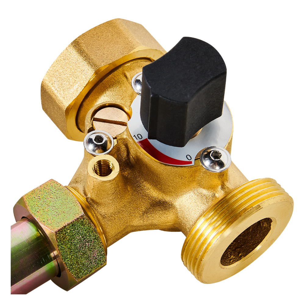 Насосная группа с 3-х ходовым смесителем 1" в теплоизоляции, без насоса, универсальная / Rommer фото на multiBOX