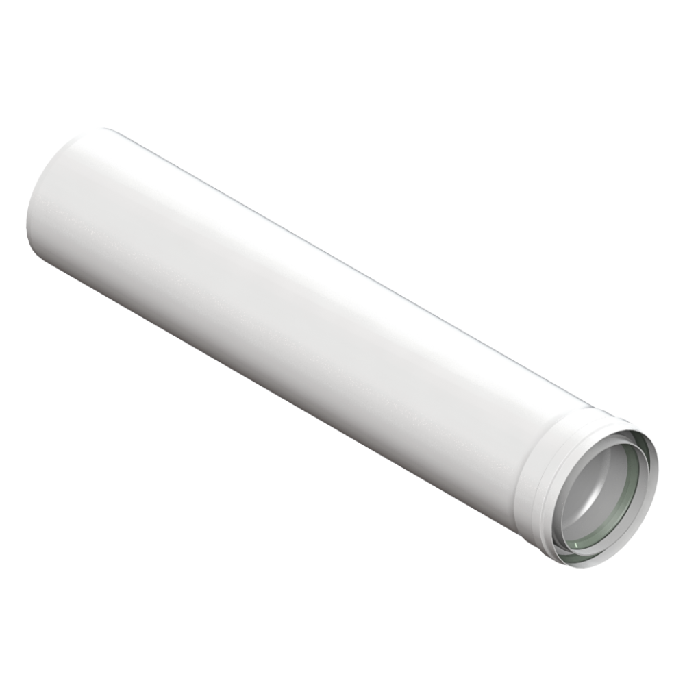Удлинитель утеплённый (G) D80/100 п-м L500 мм, конденсационный / All-Gas фото на multiBOX
