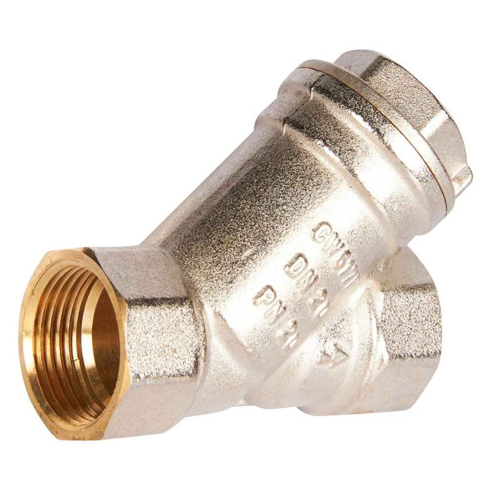 Фильтр грубой очистки 3/4" ВР-ВР косой, 500 мкр / Rommer фото на multiBOX