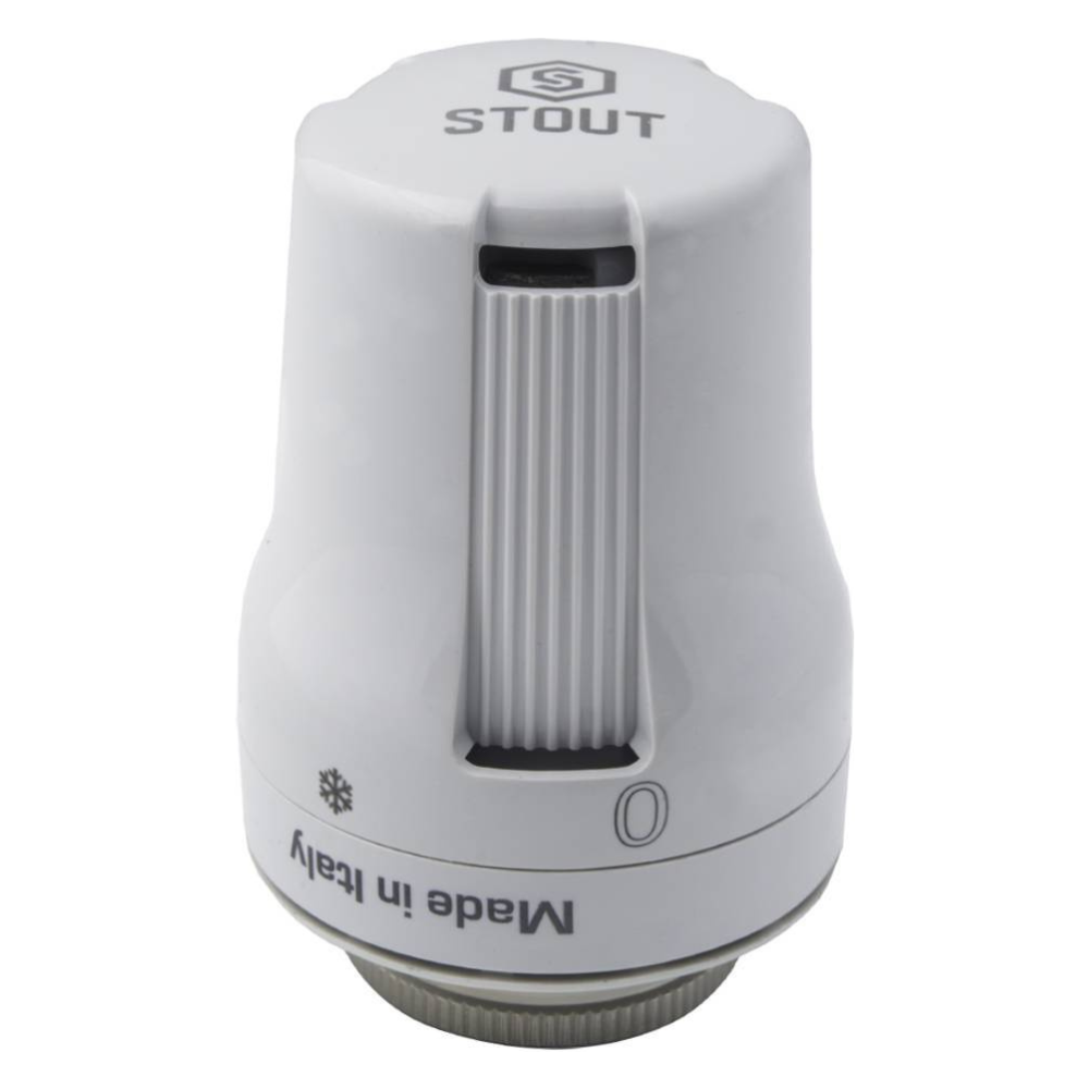 Термостатическая головка, жидкостная M30x1,5 / Stout фото на multiBOX