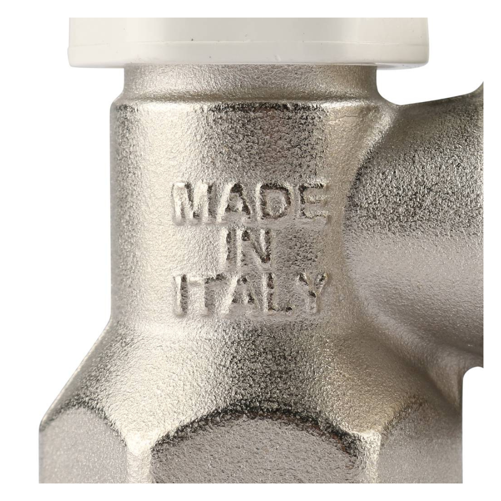 Запорно-балансировочный клапан 1/2" для радиатора, угловой / Stout фото на multiBOX