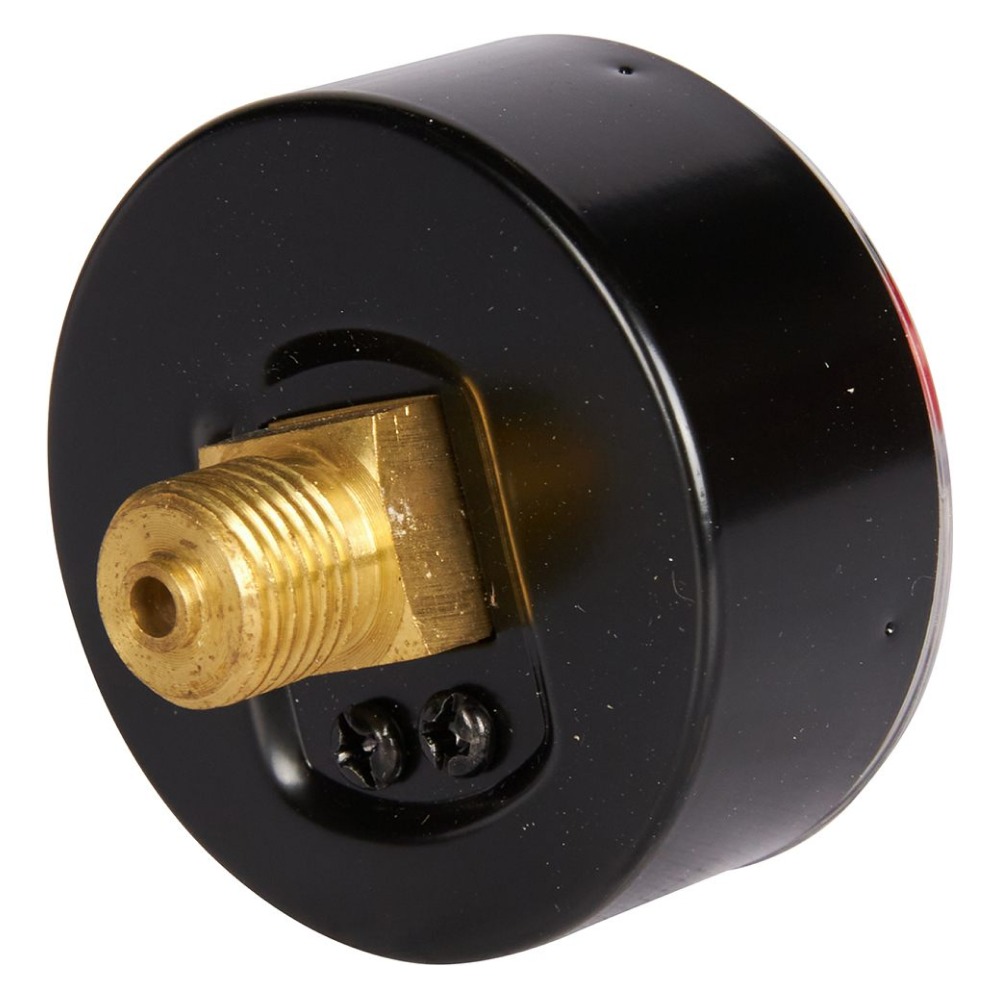 Манометр аксиальный DN 50 мм 1/4" BSP, 0...4 бар, кл. 2.5 с указателем предела / Rommer фото на multiBOX