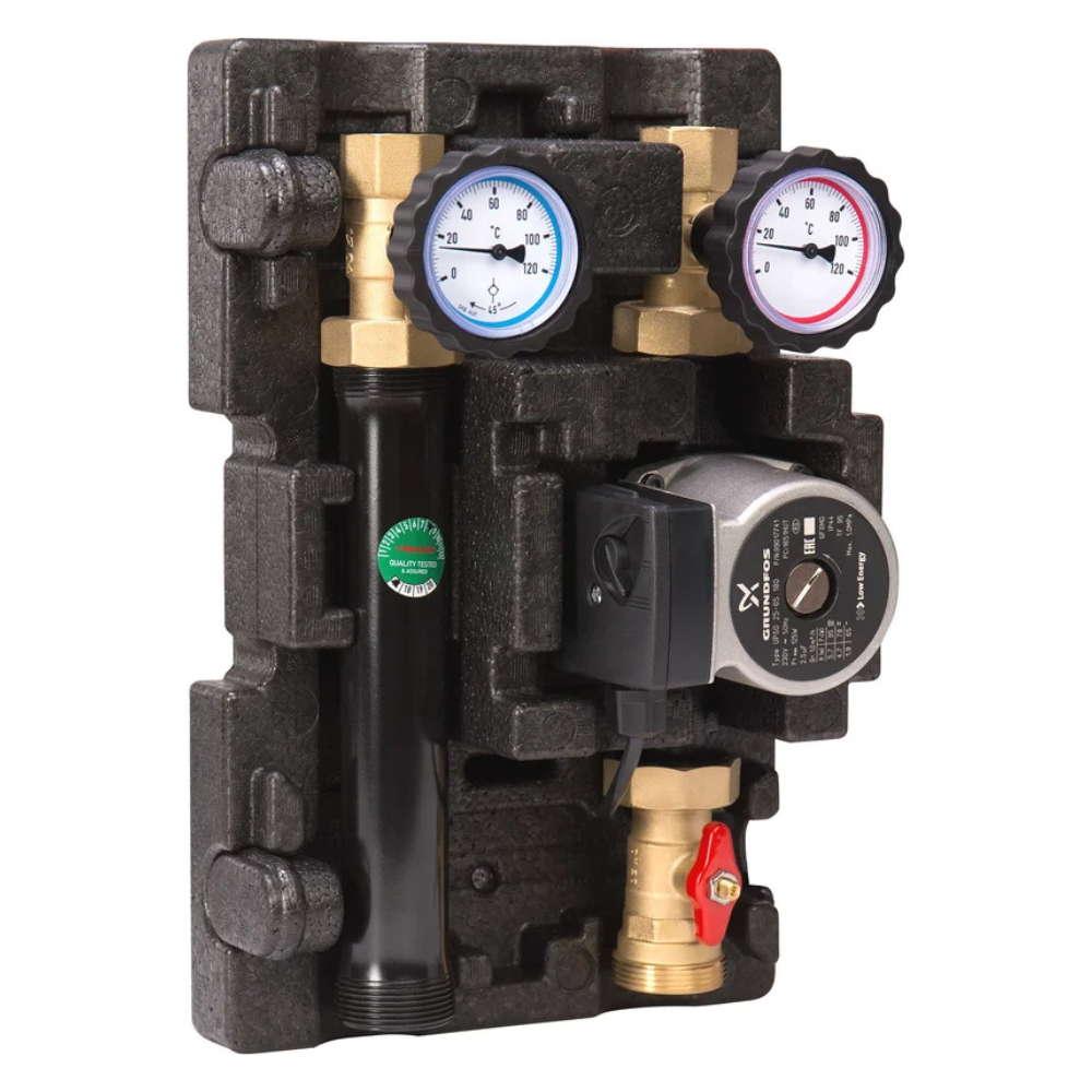 Насосная группа без смесителя DK ECO 2 1" DN25, без насоса / HuchEntec фото на multiBOX