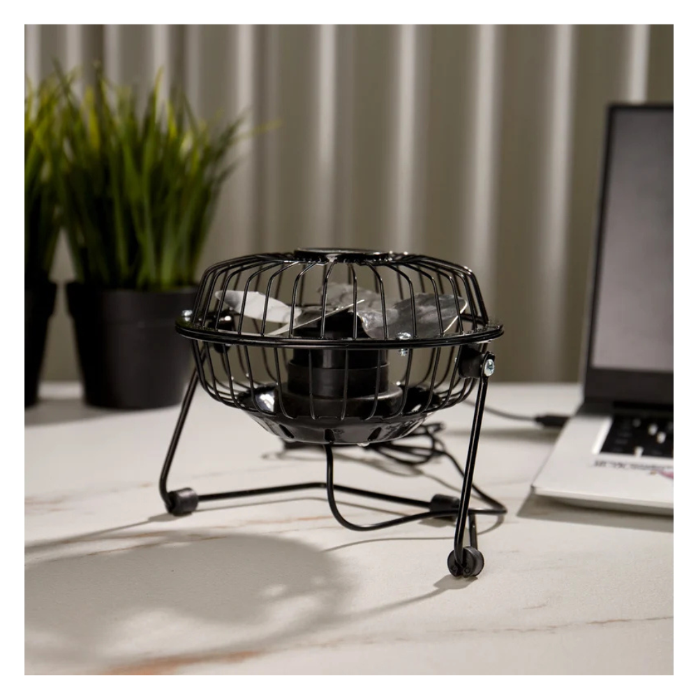 Вентилятор настольный DOMIE DX-4 USB, черный / DUX фото на multiBOX