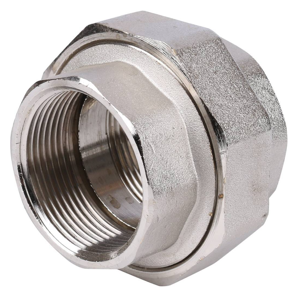 Разъемное соединение американка ВВ 1 1/2", никелированное / Stout фото на multiBOX